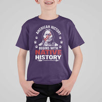 Native American History T Shirt For Kid Indigenous Peoples Tribal Pride - Wonder Print Shop