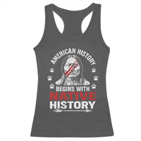 Native American History Racerback Tank Top Indigenous Peoples Tribal Pride - Wonder Print Shop