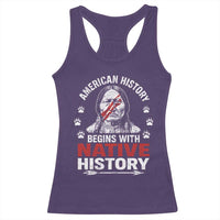 Native American History Racerback Tank Top Indigenous Peoples Tribal Pride - Wonder Print Shop