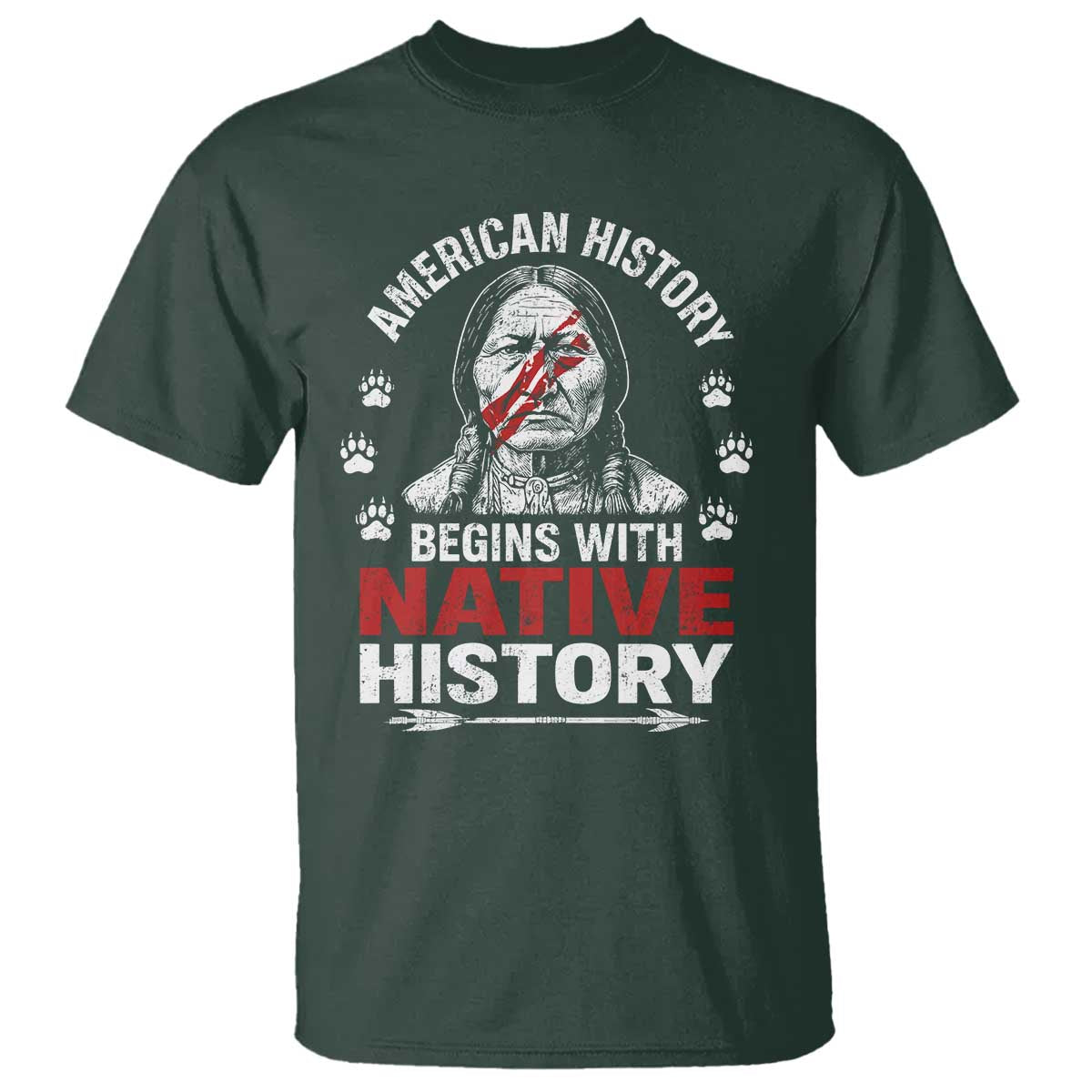 Native American History T Shirt Indigenous Peoples Tribal Pride - Wonder Print Shop