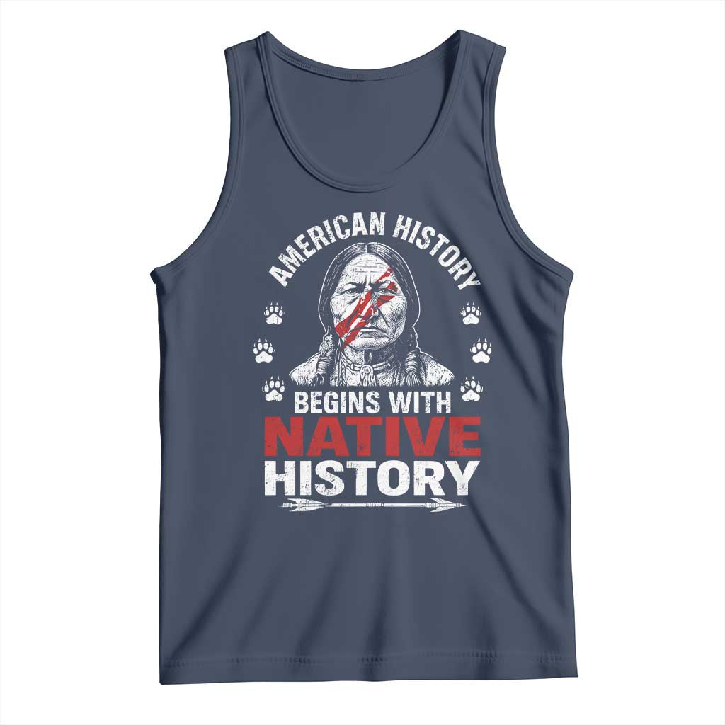 Native American History Tank Top Indigenous Peoples Tribal Pride - Wonder Print Shop