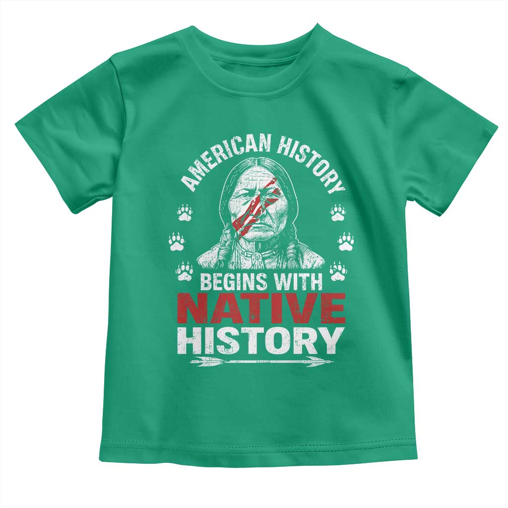 Native American History Toddler T Shirt Indigenous Peoples Tribal Pride - Wonder Print Shop