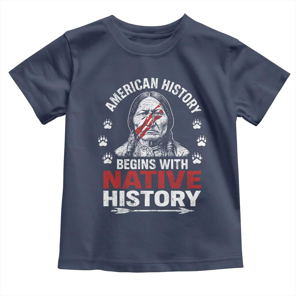 Native American History Toddler T Shirt Indigenous Peoples Tribal Pride - Wonder Print Shop