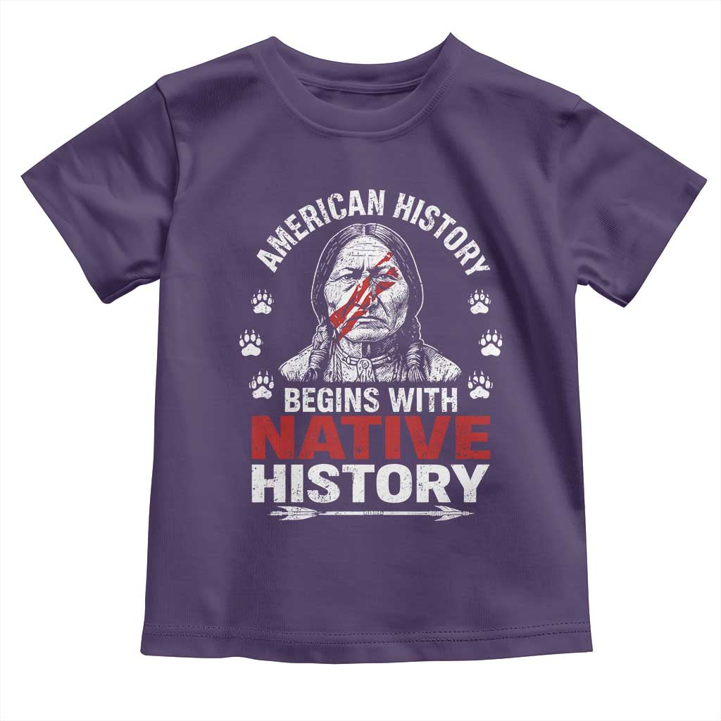 Native American History Toddler T Shirt Indigenous Peoples Tribal Pride - Wonder Print Shop