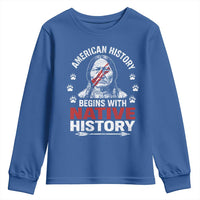 Native American History Youth Sweatshirt Indigenous Peoples Tribal Pride - Wonder Print Shop