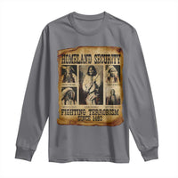 Vintage Native American Long Sleeve Shirt Homeland Security Fighting Terrorism Since 1492 - Wonder Print Shop