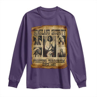 Vintage Native American Long Sleeve Shirt Homeland Security Fighting Terrorism Since 1492 - Wonder Print Shop