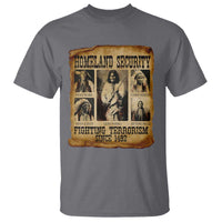 Vintage Native American T Shirt Homeland Security Fighting Terrorism Since 1492 - Wonder Print Shop