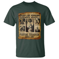Vintage Native American T Shirt Homeland Security Fighting Terrorism Since 1492 - Wonder Print Shop