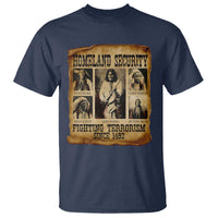 Vintage Native American T Shirt Homeland Security Fighting Terrorism Since 1492 - Wonder Print Shop