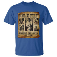 Vintage Native American T Shirt Homeland Security Fighting Terrorism Since 1492 - Wonder Print Shop