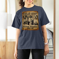 Vintage Native American T Shirt For Women Homeland Security Fighting Terrorism Since 1492 - Wonder Print Shop
