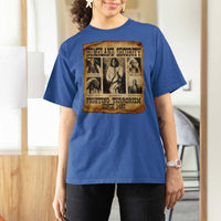 Vintage Native American T Shirt For Women Homeland Security Fighting Terrorism Since 1492 - Wonder Print Shop