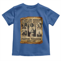Vintage Native American Toddler T Shirt Homeland Security Fighting Terrorism Since 1492 - Wonder Print Shop
