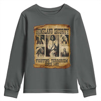 Vintage Native American Youth Sweatshirt Homeland Security Fighting Terrorism Since 1492 - Wonder Print Shop