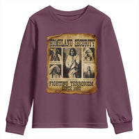 Vintage Native American Youth Sweatshirt Homeland Security Fighting Terrorism Since 1492 - Wonder Print Shop