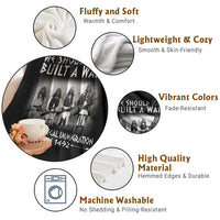 Vintage Native American Throw Blanket We Should Have Built A Wall - Wonder Print Shop