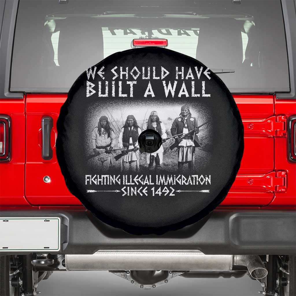 Vintage Native American Spare Tire Cover We Should Have Built A Wall - Wonder Print Shop