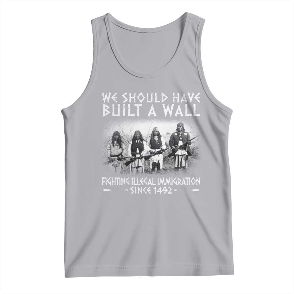 Vintage Native American Tank Top We Should Have Built A Wall - Wonder Print Shop