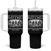 Vintage Native American Tumbler With Handle We Should Have Built A Wall - Wonder Print Shop