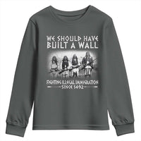 Vintage Native American Youth Sweatshirt We Should Have Built A Wall - Wonder Print Shop