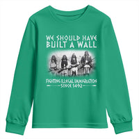 Vintage Native American Youth Sweatshirt We Should Have Built A Wall - Wonder Print Shop