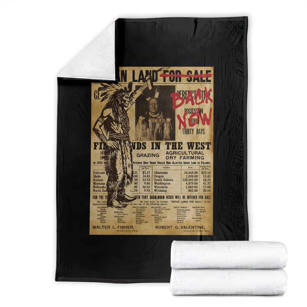 Native American Throw Blanket Indian Land For Back Now