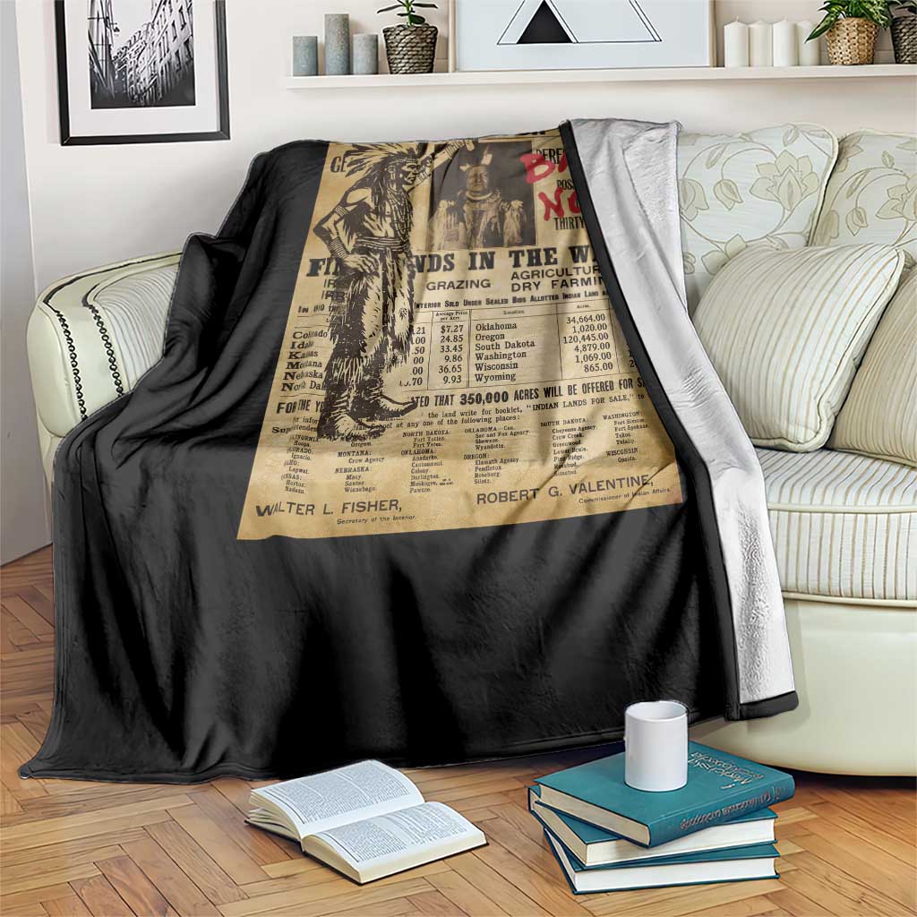 Native American Throw Blanket Indian Land For Back Now