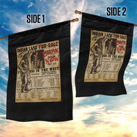 Native American Garden Flag Indian Land For Back Now