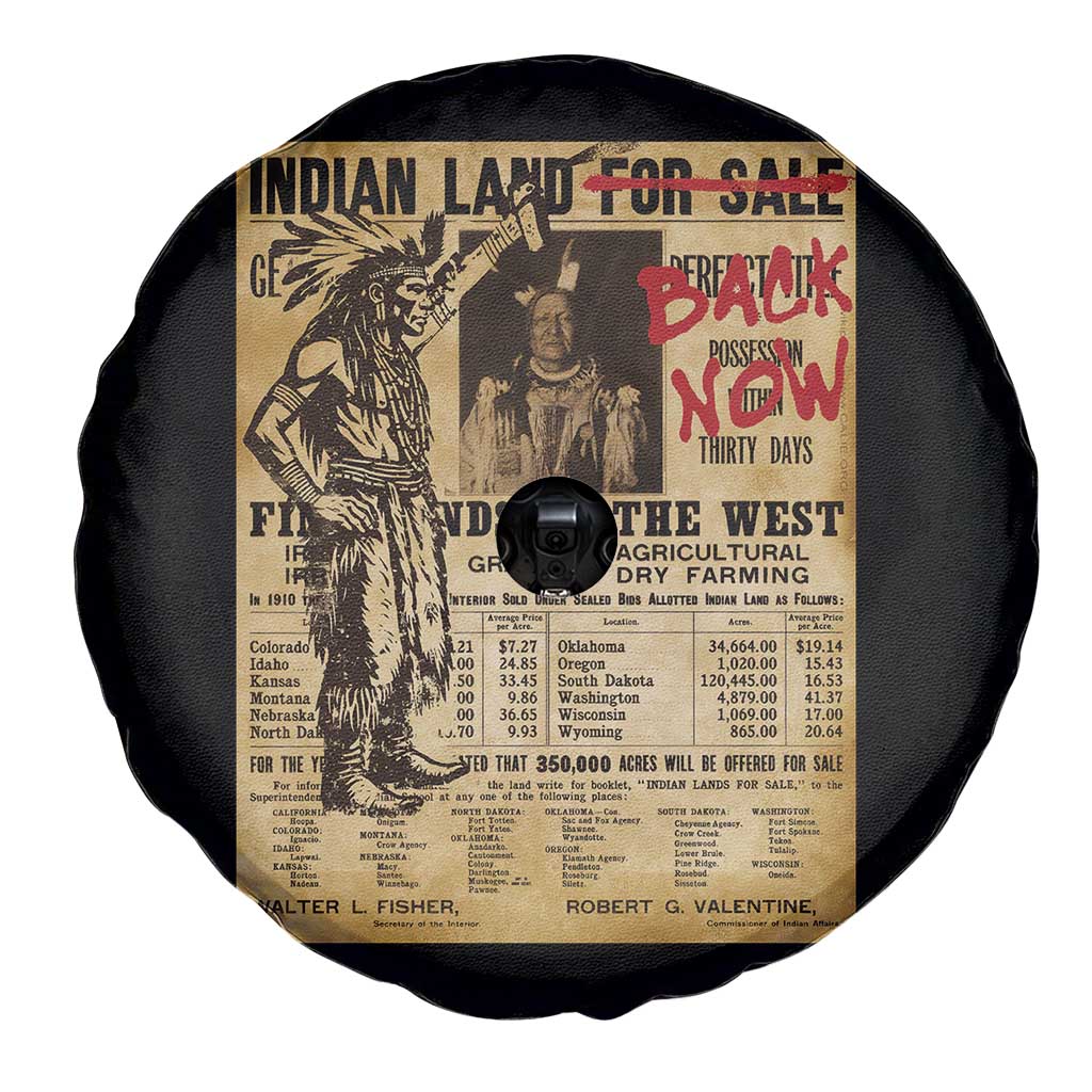 Native American Spare Tire Cover Indian Land For Back Now