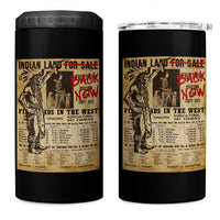 Native American 4 in 1 Can Cooler Tumbler Indian Land For Back Now