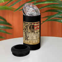 Native American 4 in 1 Can Cooler Tumbler Indian Land For Back Now