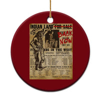 Native American Ceramic Ornament Indian Land For Back Now