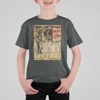 Native American T Shirt For Kid Indian Land For Back Now