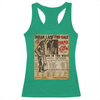 Native American Racerback Tank Top Indian Land For Back Now