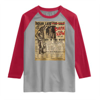 Native American Raglan Shirt Indian Land For Back Now