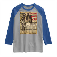 Native American Raglan Shirt Indian Land For Back Now