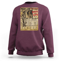 Native American Sweatshirt Indian Land For Back Now