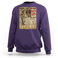Native American Sweatshirt Indian Land For Back Now