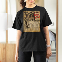 Native American T Shirt For Women Indian Land For Back Now