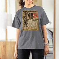 Native American T Shirt For Women Indian Land For Back Now