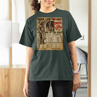 Native American T Shirt For Women Indian Land For Back Now