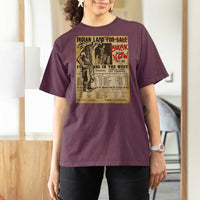 Native American T Shirt For Women Indian Land For Back Now