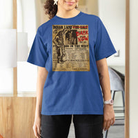 Native American T Shirt For Women Indian Land For Back Now
