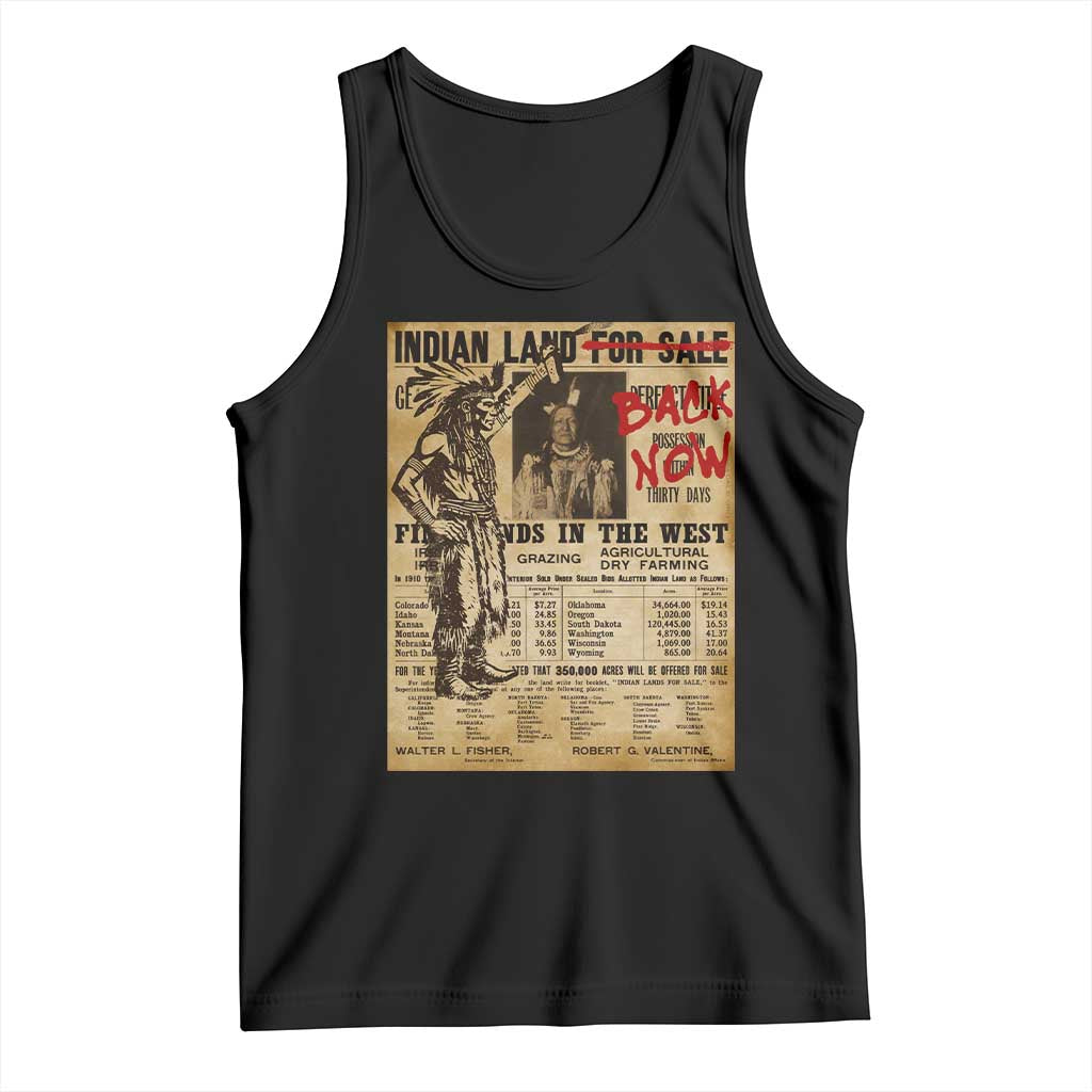 Native American Tank Top Indian Land For Back Now