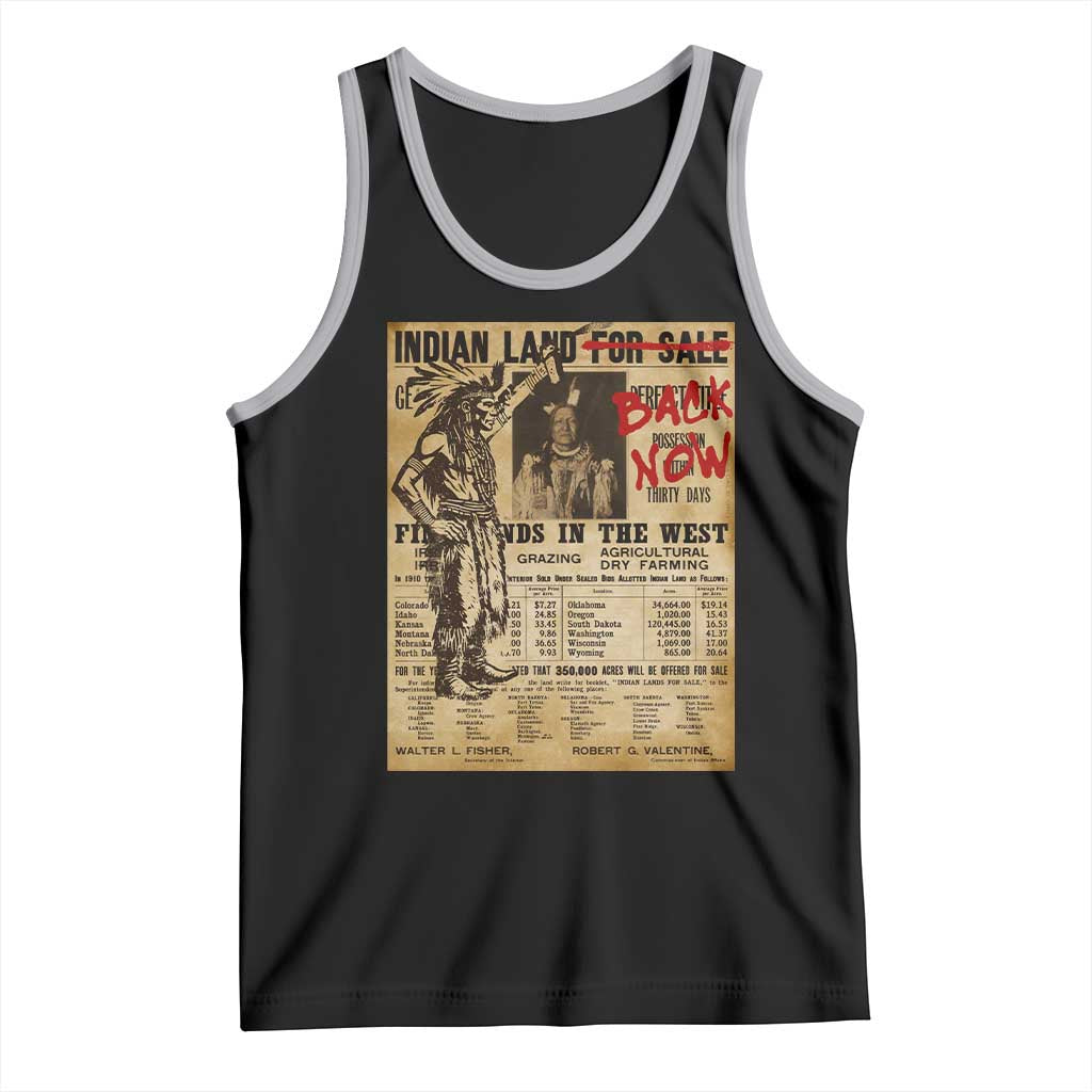 Native American Tank Top Indian Land For Back Now
