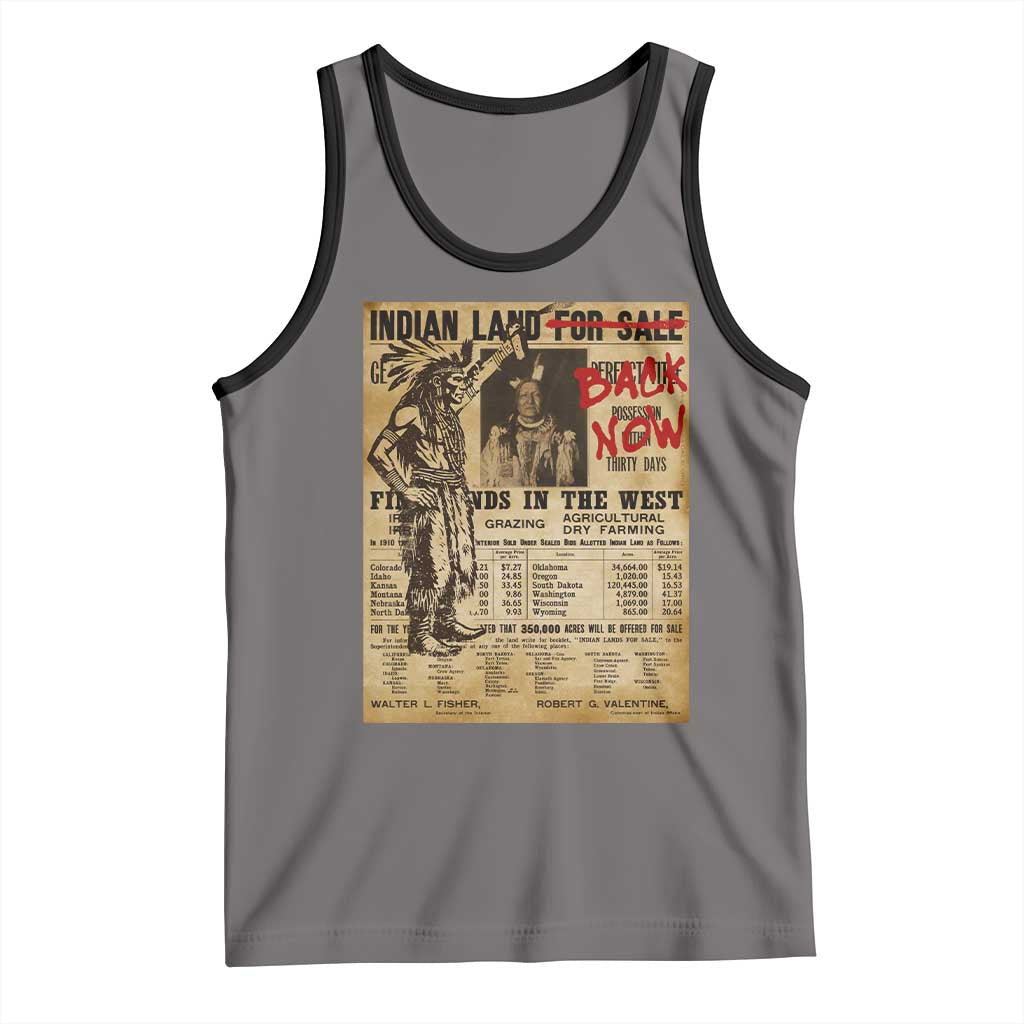 Native American Tank Top Indian Land For Back Now