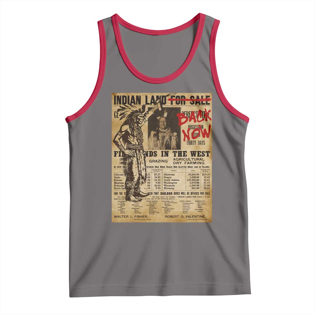 Native American Tank Top Indian Land For Back Now
