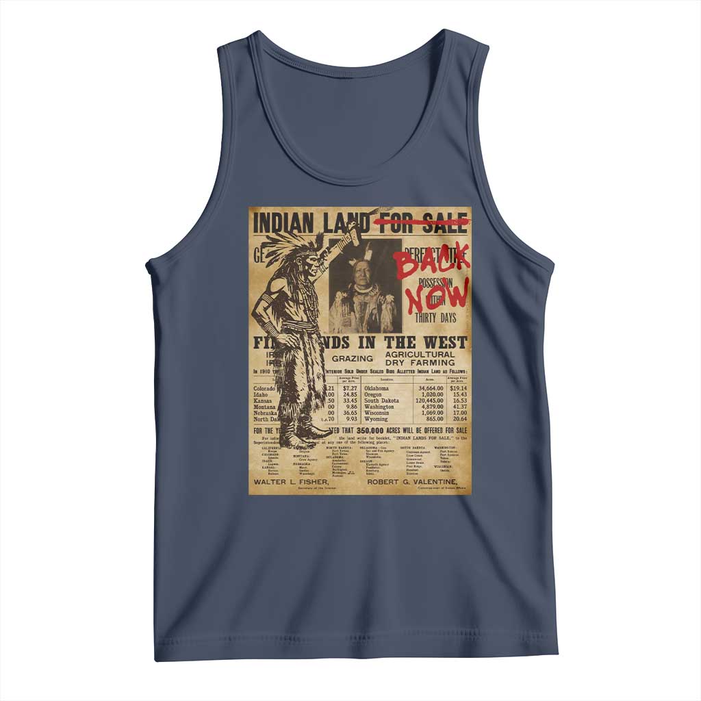 Native American Tank Top Indian Land For Back Now