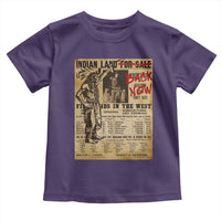 Native American Toddler T Shirt Indian Land For Back Now